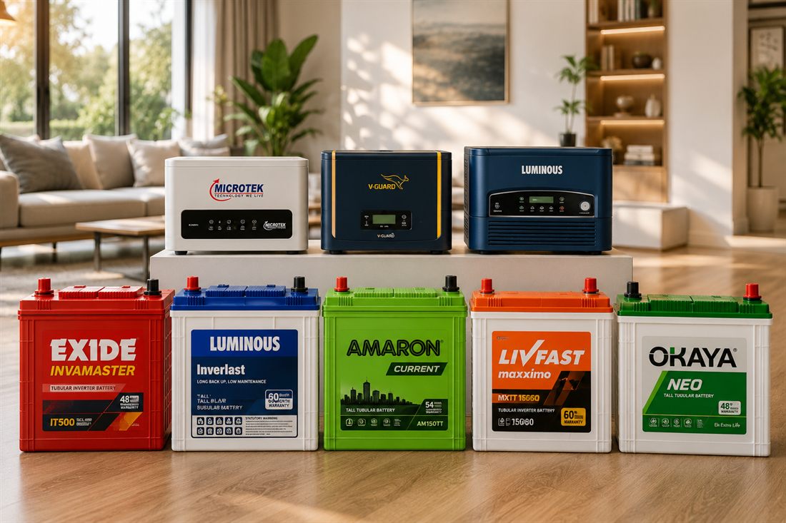 Microtek, V-Guard and Luminous home inverters with Exide, Luminous, Amaron, Livfast and Okaya inverter batteries — Avolt Power Siliguri